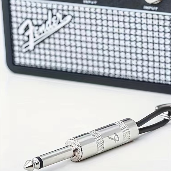 Pluginz Fender Jack Rack Amp Keychain Wall Mount Key Holder w/ 4 Jack Keychains - Picture 7 of 11